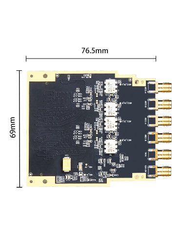 璞致FPGA高速ADC DAC AD9643 14bit 250Msps FMC LPC LVDS-图2