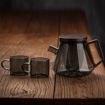 Suning teapot home high-end filter tea maker heat resistant and high temperature resistant glass tea set Gongfu tea with 2112