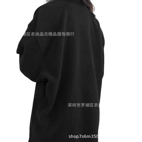 top jacket fleece polar all-match casual slim loose - 图3