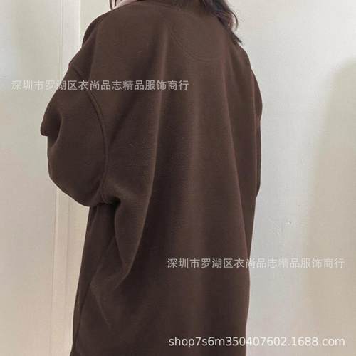 top jacket fleece polar all-match casual slim loose - 图1