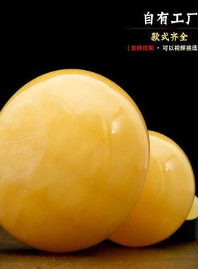厨房西北角通关天然实心黄玉葫芦摆件解火烧天门乾卦补角挂件避火