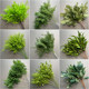 Green artificial flower forest flower wedding background arrangement