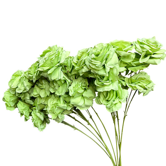 Green artificial flower forest flower wedding background arrangement