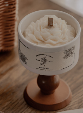 山茶花香薰蜡烛礼盒生日礼送女生