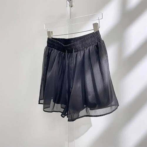 纯色休闲宽松花苞裤 Solid color casual loose flower bud pants - 图0