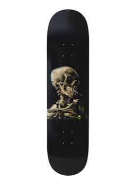 比利时The Skateroom装饰滑板 梵高 Vincent VAN GOGH Skull头骨