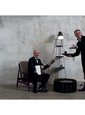 意大利Karman Alfred Floor lamp 落地灯 黑白可选