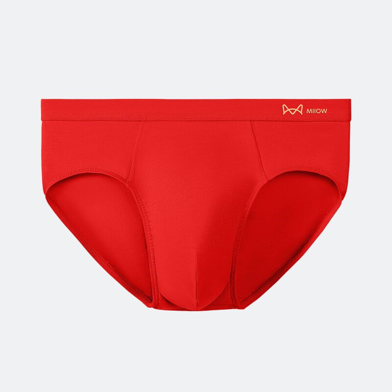 猫人男士内裤本命年红色纯棉抗菌透气三角裤男生款结婚运动短裤头,淘宝优惠券,粉丝福利购,淘宝优惠卷