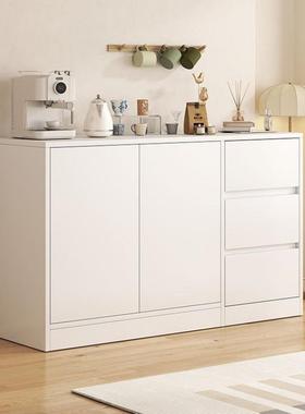 餐边柜现代简约储物阳台家用小户型客厅靠墙入户北欧餐柜茶水柜子