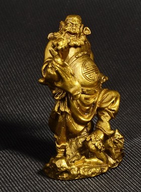 铜钟馗摆件 纯铜 魁星点斗佛像 家用家居装饰品工艺礼品用品