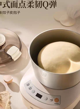 小熊和面机5L揉面机小型全自动厨师机搅面发面机活面发酵一体机