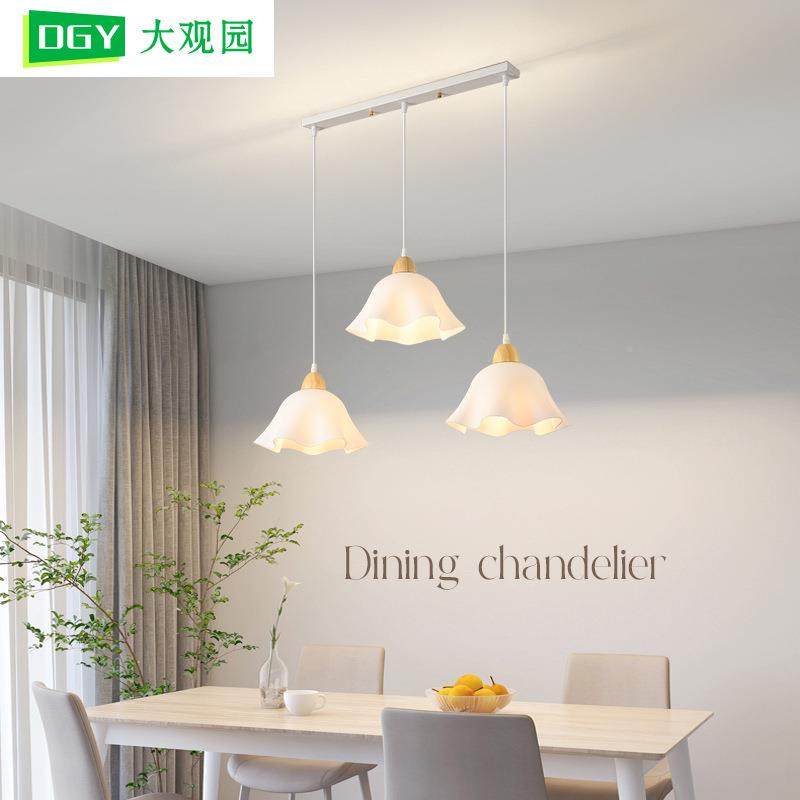 餐厅吊日灯现代简约创意灯具式/大观极简原三木头餐饭厅吧台灯饰1,淘宝优惠券,粉丝福利购,淘宝优惠卷