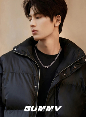 檀健次同款项链男轻奢小众双层