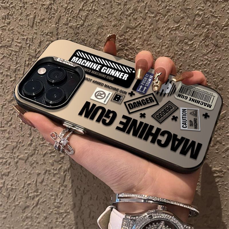 创意英文机票标签适用小米17/15/14Ultra手机壳civi3彩银磨砂Turbo4Pro红米K80至尊版K70k60男女note15Pro+14 - 图3