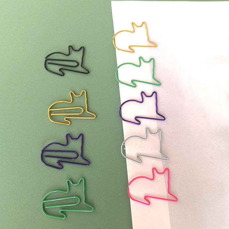 彩色猫猫回形针动物曲别针跨进热销别针回形针书签diy公用品夹,淘宝优惠券,粉丝福利购,淘宝优惠卷