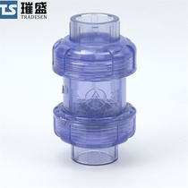 Three-point UPVC flap check valve transparent check valve check valve check valve PVC pipe stop inverse valve