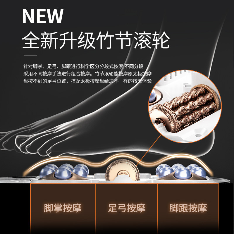 荣事达泡脚桶电动按摩恒温加热全自动洗脚家用养生智能高深足浴盆,淘宝优惠券,粉丝福利购,淘宝优惠卷