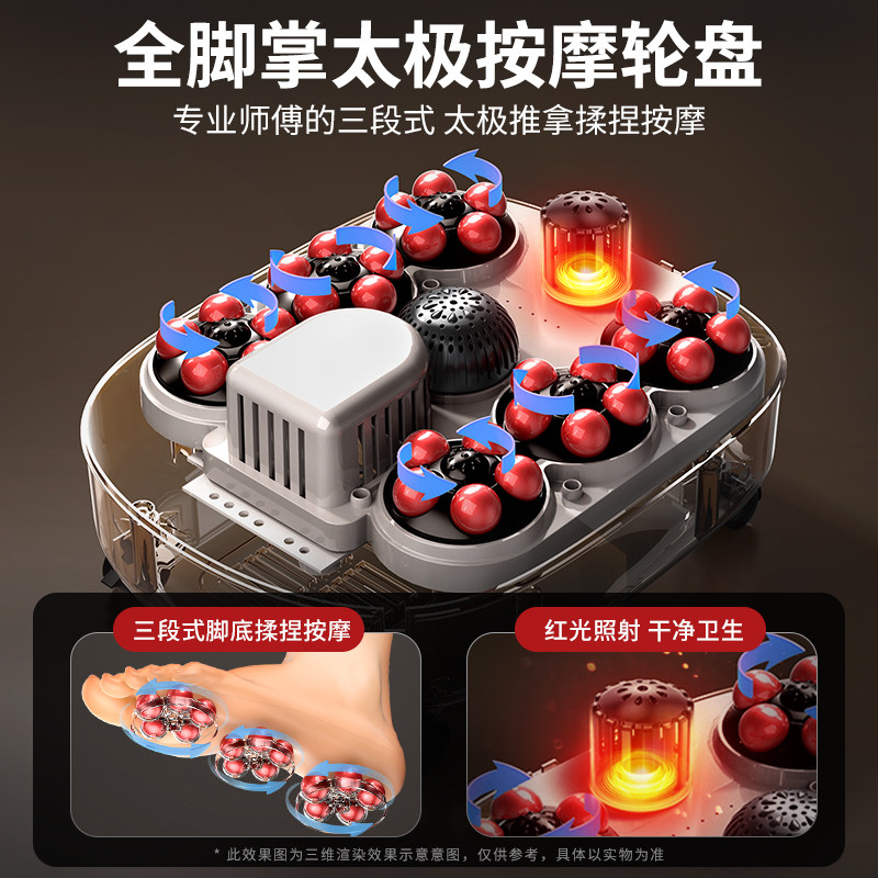 奥克斯泡脚桶加热恒温足浴桶电动按摩家用全自动洗脚盆高深足浴盆,淘宝优惠券,粉丝福利购,淘宝优惠卷