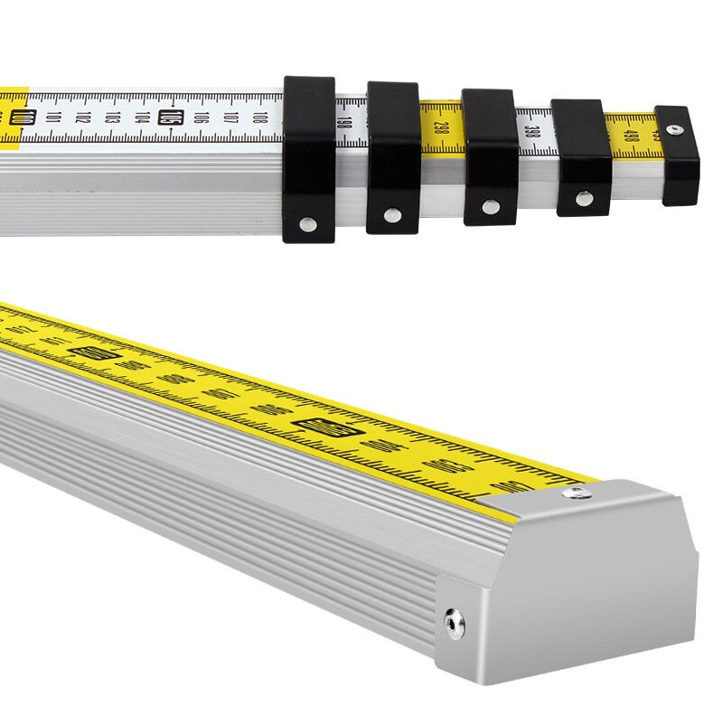 赛纬铝合金5米塔尺加厚耐磨伸缩标尺水平仪水准仪测量工具加厚3米
