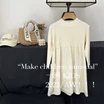 Girl Skirt Autumn Winter Children Knit Underskirt Dress Dress