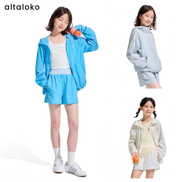 Altaloko original yarn sunscreen ຊຸດເດັກຍິງທີ່ມີນ້ໍາຫນັກເບົາ