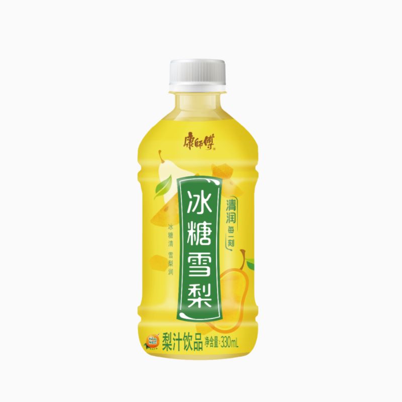 康师傅冰糖雪梨330ml*12瓶整件酸梅汤蜜桃乌龙茶夏季清爽解渴饮料 - 图3