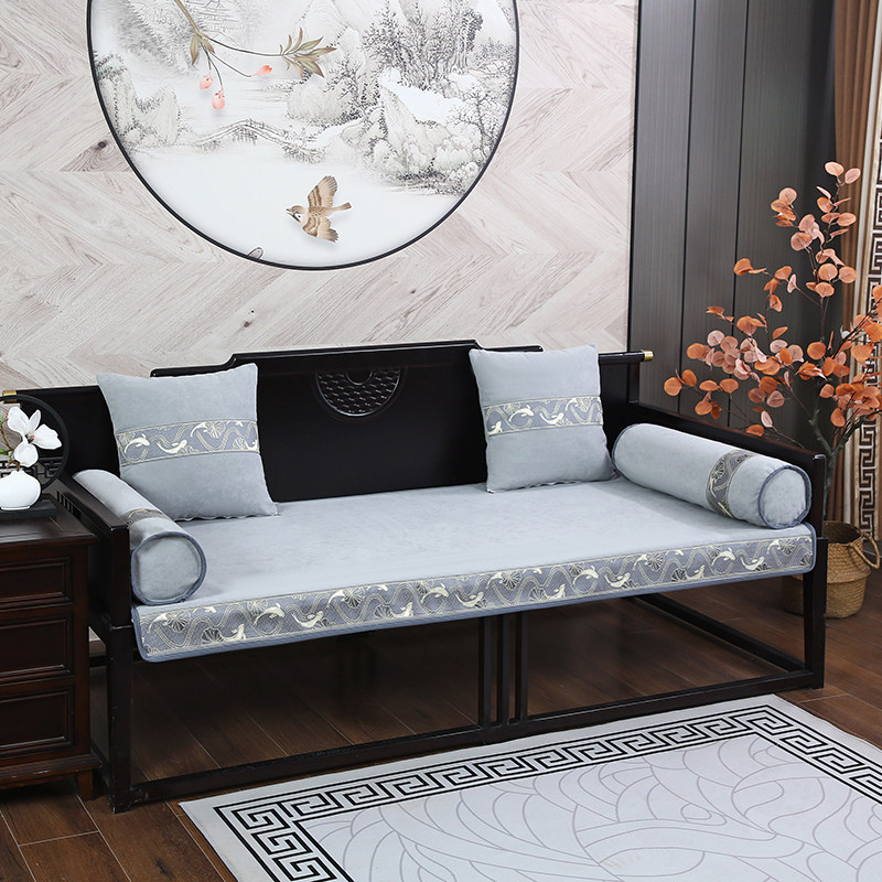 罗汉床床单套罩实木沙发坐垫四季通用防滑雪尼尔新中式高档,淘宝优惠券,粉丝福利购,淘宝优惠卷