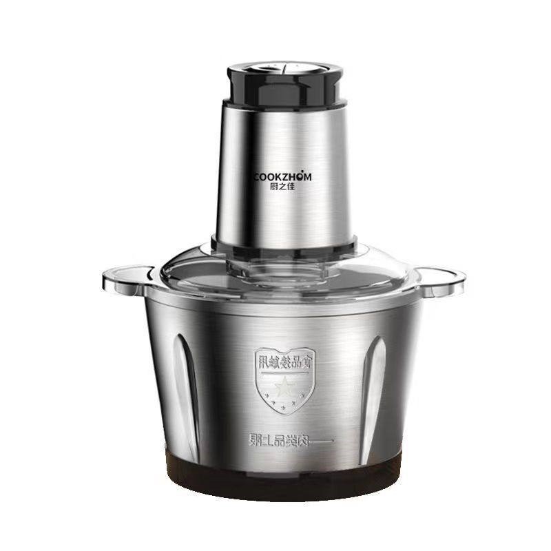 厨之佳绞肉机家用饺馅不锈钢强劲拌碎菜电动多功能料理器绞蒜蓉搅,淘宝优惠券,粉丝福利购,淘宝优惠卷