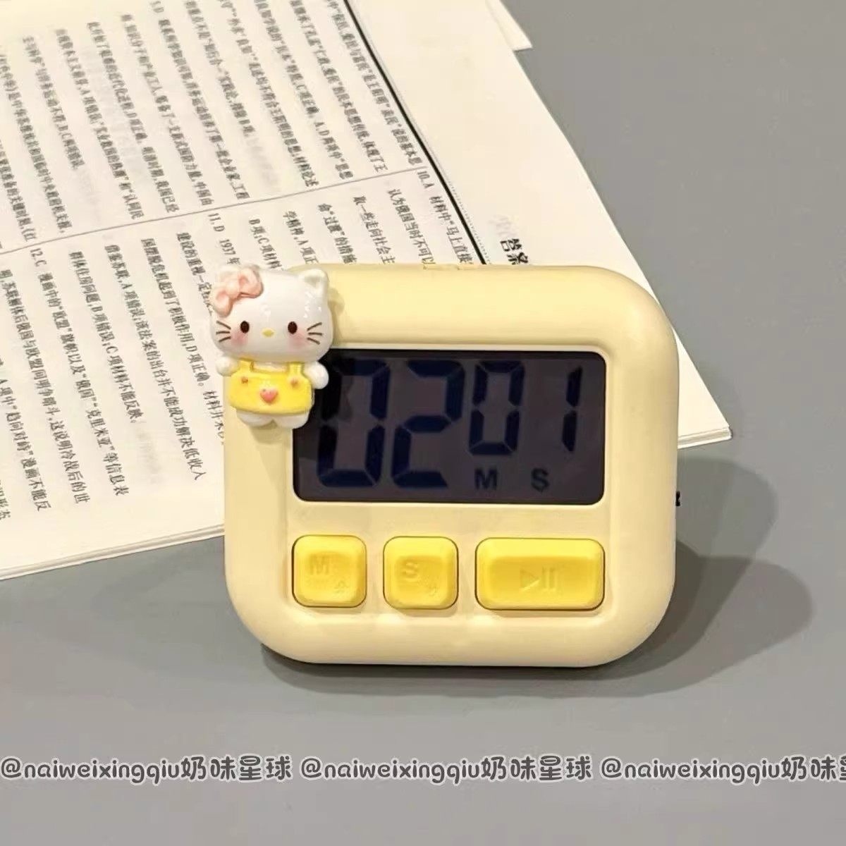 新款手掌蛋壳多功能计时器学生时间管理桌面静音提醒器迷你闹钟,淘宝优惠券,粉丝福利购,淘宝优惠卷