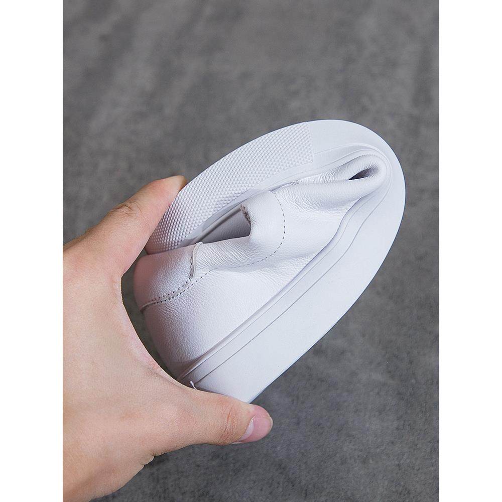 时尚品牌白色女鞋软底舒适系带鞋2025春季通用低帮平底鞋休闲运动,淘宝优惠券,粉丝福利购,淘宝优惠卷