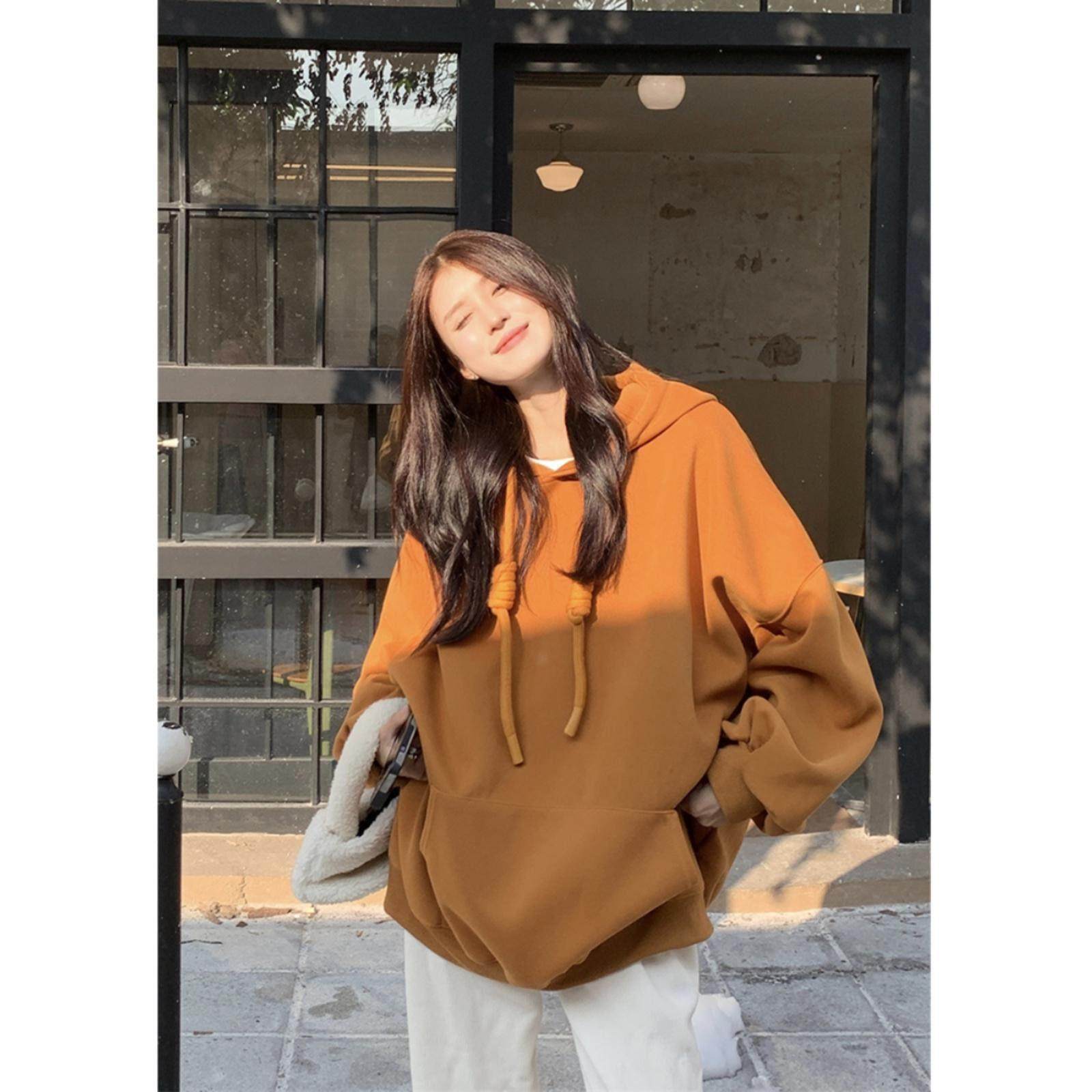 IT UNDER GARDEN 早春款奶fufu粉色卫衣女落肩显瘦多巴胺穿搭少女,淘宝优惠券,粉丝福利购,淘宝优惠卷