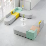 Офисный учебный завод учебного заведения лобби отдыха.