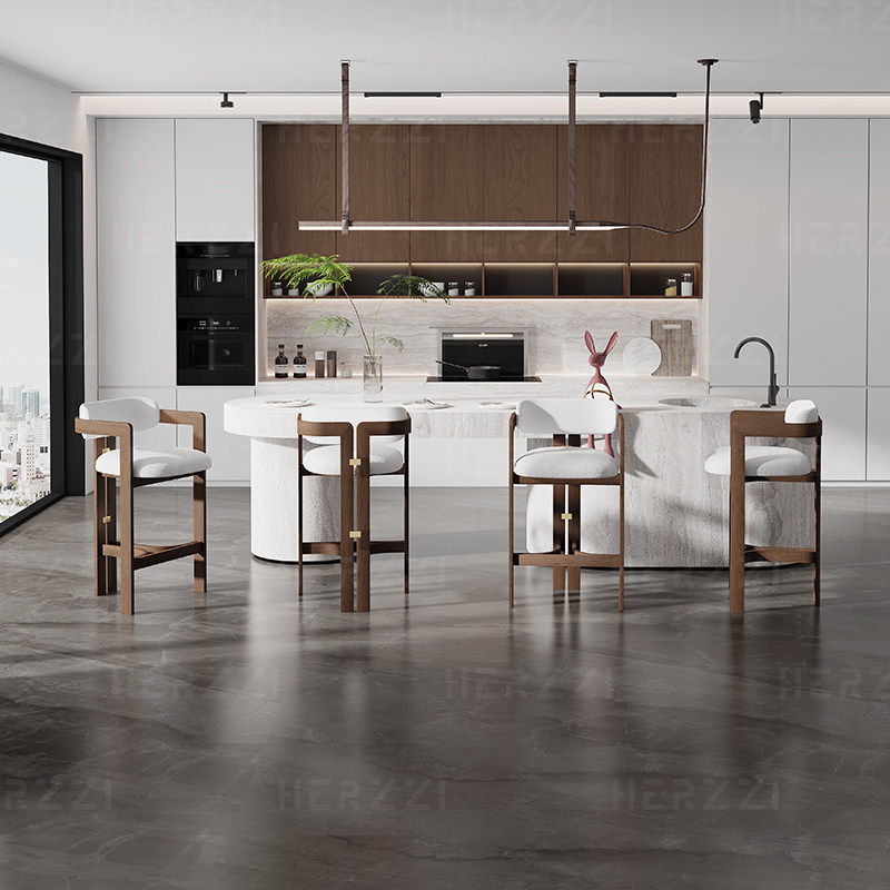 HERZZI中古风吧台椅子北美进口白蜡木实木高脚凳新中式岛台吧椅,淘宝优惠券,粉丝福利购,淘宝优惠卷