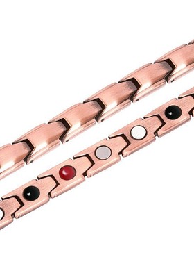 wish热卖 跨境饰品磁疗手链 男士女士 情侣款手链首饰品厂家直销