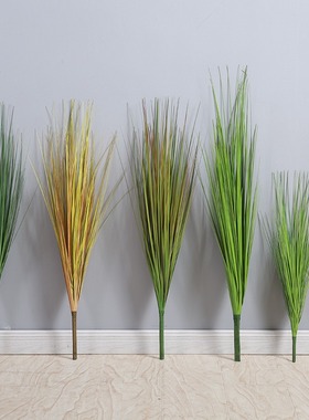 仿真芦苇草狗尾巴草假花植物家居客厅会所商场橱窗绿植装饰摆件