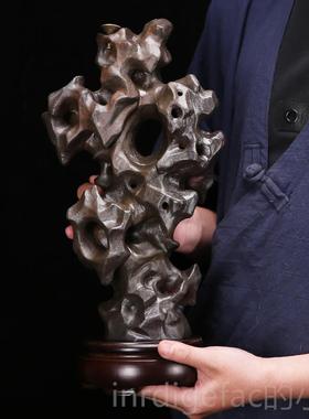 新款禅家居饰摆件太湖意石倒流香炉仿古中香式陶瓷檀香沉品香熏炉