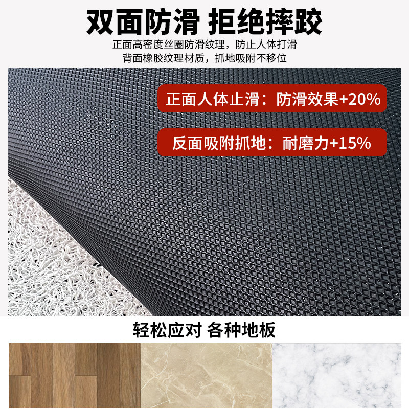 多巴胺入户门地垫进门家门口蹭土除尘脚垫可裁剪丝圈地毯玄关门垫,淘宝优惠券,粉丝福利购,淘宝优惠卷