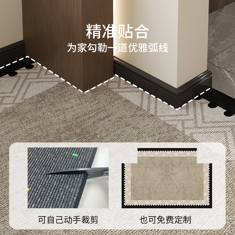入户门专用地垫门口进门脚垫轻奢高级感玄关室内入户地毯入门门垫 - 图1