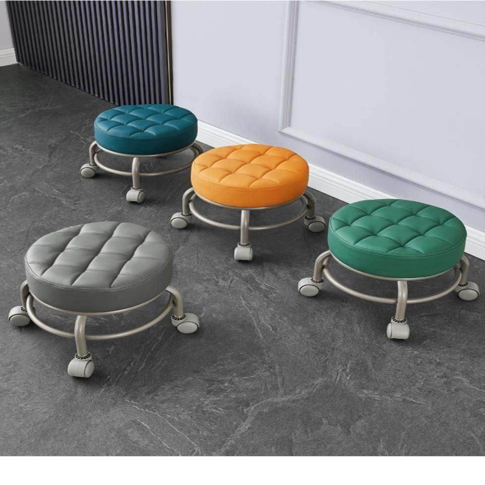 矮凳家用万向轮小凳子带滑轮圆凳美缝擦地凳儿童学步凳修脚凳换鞋,淘宝优惠券,粉丝福利购,淘宝优惠卷