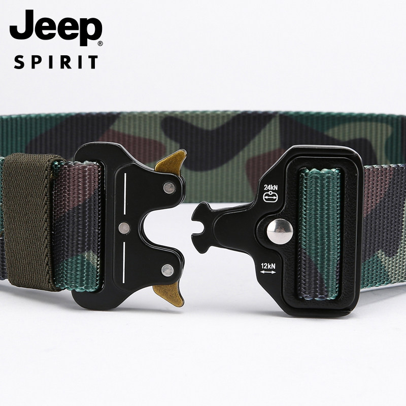 Jeep spirit吉普眼镜蛇卡扣机能战术腰带皮带男潮工装裤加长帆布,淘宝优惠券,粉丝福利购,淘宝优惠卷