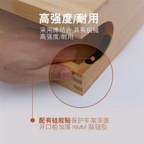 Bike rack road car hanging wall rack wall-mounted environment-friendly solid wood parking rack indoor art wall hanger