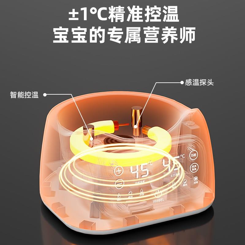 婴儿恒温热水壶家用调奶器智能保温自动冲奶专用烧水壶泡奶机神器 - 图3