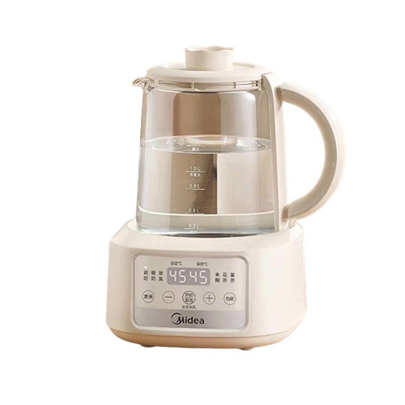 【国家补贴15%】美的小皇冠家用全玻璃恒温水壶母婴儿专用调奶器,淘宝优惠券,粉丝福利购,淘宝优惠卷