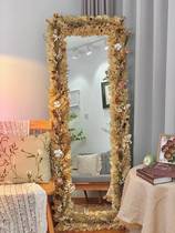 Mirror edge decoration wearing full body mirror wrapping edge rims diy advanced web red floor mirror self-adhesive embellishing stickers