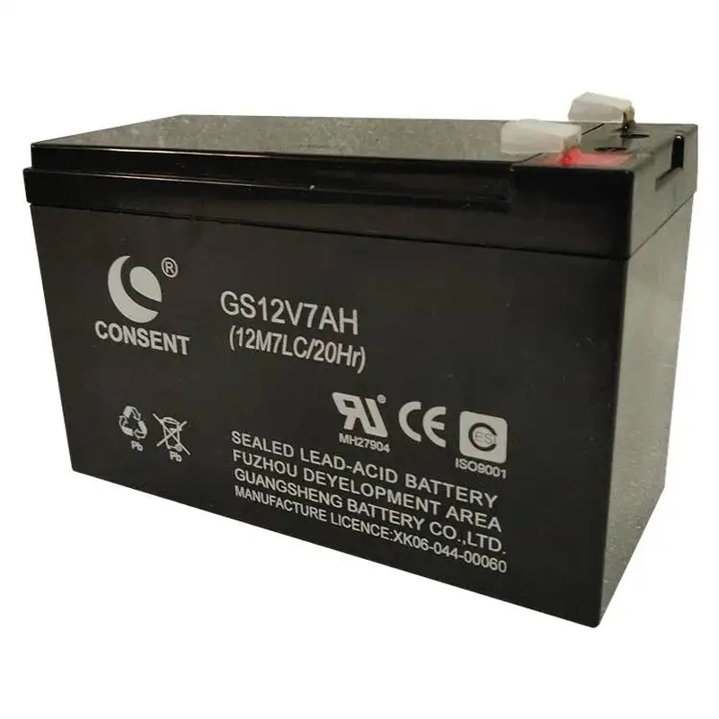 免维护光盛12V蓄电池GS12V7AH/12V7AH铅酸UPS阀控密封式电源-图3