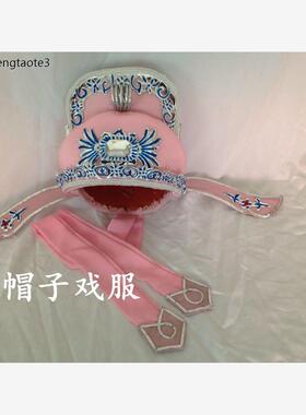 红色软纱帽头饰公子小生