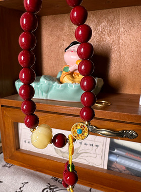 新款天然朱砂紫金砂低含量貔貅玉兔财神女款手链厂家直销优雅