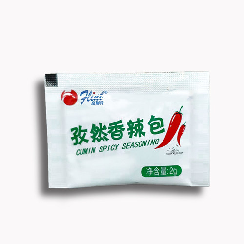 富琳特孜然香辣包小包2g*100包商用烧烤撒料炸鸡翅烤肉调味料家用 - 图3