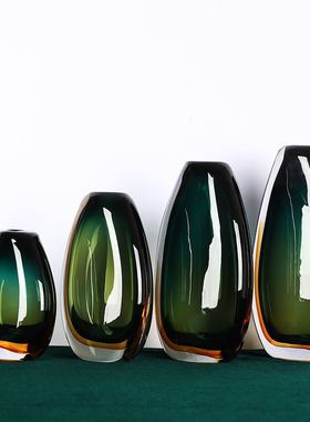 新品简约现代花瓶摆件样板房软装家居饰品客厅创意工艺品花器