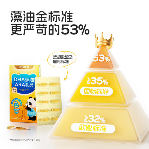 【回购享0元试吃】诺特兰德dha藻油软胶囊ARA官方旗舰店青少年 - 图2